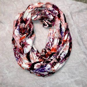 NWOT Floral Infinity Scarf